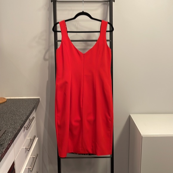 Red Debbi Schuchat fitted dress size 12, never worn - Picture 2 of 5